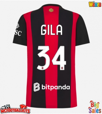 AC Milan Mario Gila #34 Replica Home Stadium Shirt for Women 2026-27 Short Sleeve